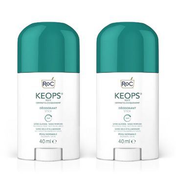 Roc Keops Desodorante Stick Piel Normal Duplo 2x40ml Roc Keops Desodorante Stick Piel Normal Duplo 2x40ml