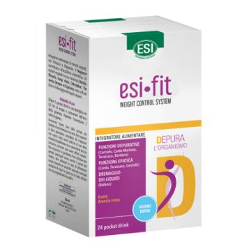 Esi Fit Accion Detox Sabor Naranja 24 Sticks