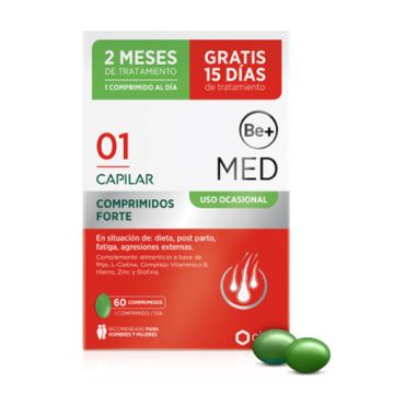 Be+ Med Capilar Comprimidos Forte Uso Ocasional 60 Comp Be+ Med Capilar Comprimidos Forte Uso Ocasional 60 Comp