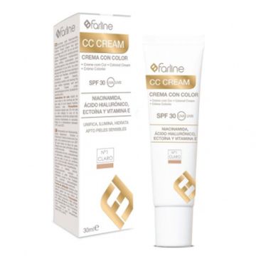 Farline CC Crema Enriquecida Antiedad Color Claro nº1 30ml Farline CC Crema Enriquecida Antiedad Color Claro nº1 30ml
