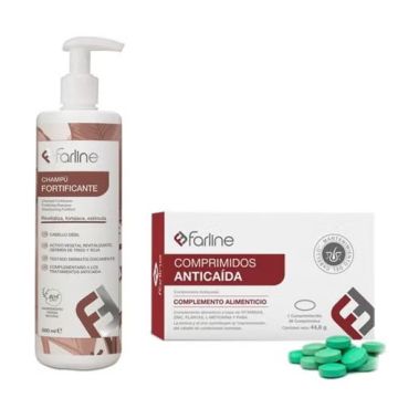 Farline Anticaida 56Comp + Champu Fortificante 500ml Farline Anticaida 56Comp + Champu Fortificante 500ml