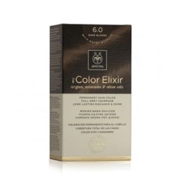 Apivita Tinte permanente 6.0 rubio oscuro Apivita Tinte permanente 6.0 rubio oscuro