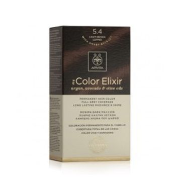 Apivita Tinte Permanente 5.4 Marron Claro Cobre Apivita Tinte Permanente 5.4 Marron Claro Cobre