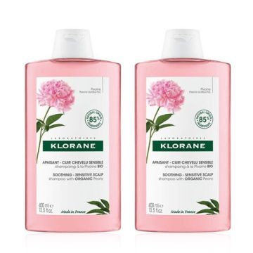 Klorane Champu Calmante al Extracto de Peonia Duplo 2x400ml Klorane Champu Calmante al Extracto de Peonia Duplo 2x400ml