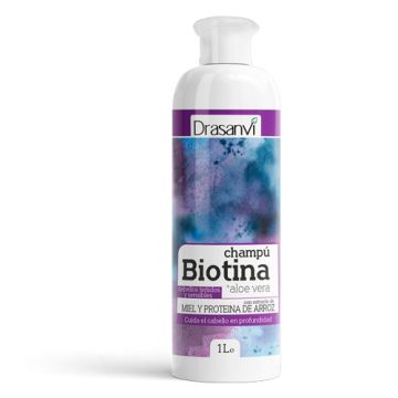 Drasanvi Champu Biotina Aloe Vera Cabellos Teñidos Sensibles 1L Drasanvi Champu Biotina Aloe Vera Cabellos Teñidos Sensibles 1L