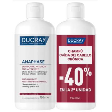 Ducray Anaphase Champu Anticaida Antiafinamiento Duplo 2x400ml Ducray Anaphase Champu Anticaida Antiafinamiento Duplo 2x400ml