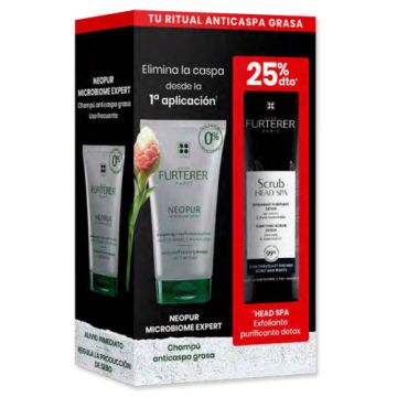 Rene Furterer Neopur Champu Anticaspa Grasa 150ml + Scrub 150ml Rene Furterer Neopur Champu Anticaspa Grasa 150ml + Scrub 150ml