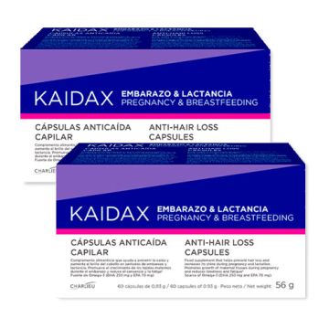 Kaidax Anticaida Embarazo y Lactancia Duplo 2x60Caps Kaidax Anticaida Embarazo y Lactancia Duplo 2x60Caps