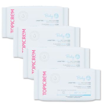Topicrem Baby Toallitas al Agua Pack 4x60Uds Topicrem Baby Toallitas al Agua Pack 4x60Uds