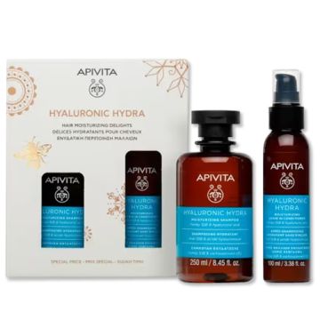 Apivita Champu Hidratante 250ml +Acondicionador Sin Aclarado 100ml