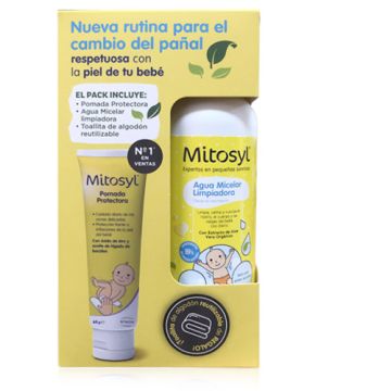 Mitosyl Pomada Protectora 65gr + Agua Micelar Limpiadora 500ml Mitosyl Pomada Protectora 65gr + Agua Micelar Limpiadora 500ml